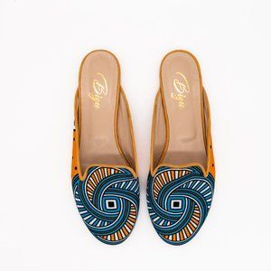 Limited Edition Italian Handcrafted Vortice Mule by Bizu Shoes